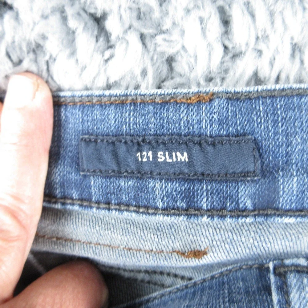 Lucky Brand Jeans Mens 36x32 Blue Denim 121 Slim 37x30.5*